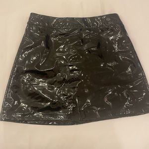 Forever 21 patent leather skirt
